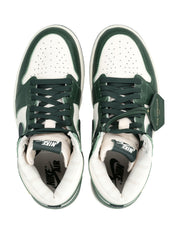 Green Air Jordan Leather Sneakers