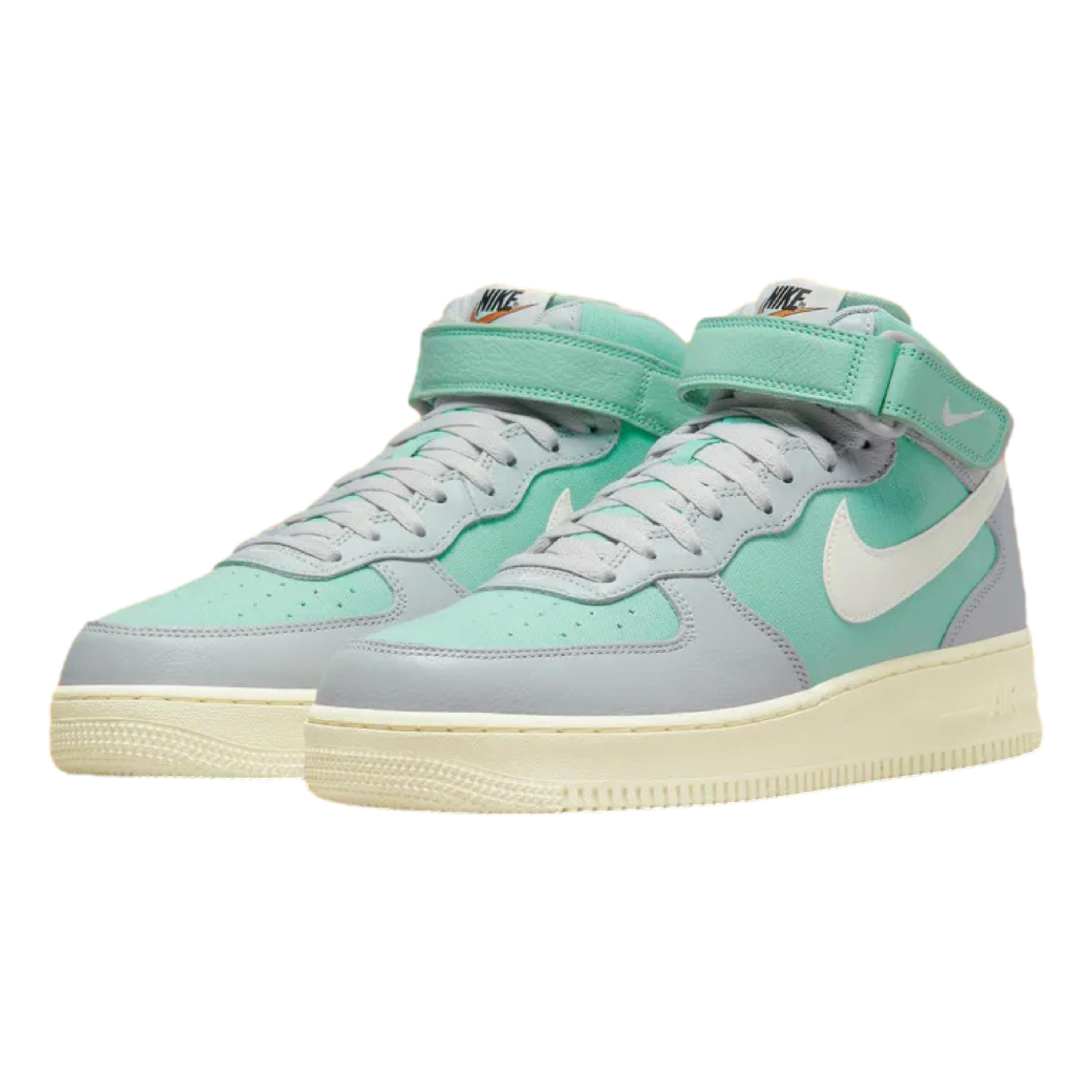 Men's Nike Air Force 1 Mid '07 LX Grey Fog/Sail-Enamel Green DQ8766-002