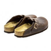 Men's Boston Soft Footbed Clogs In Habana Waxy Leather