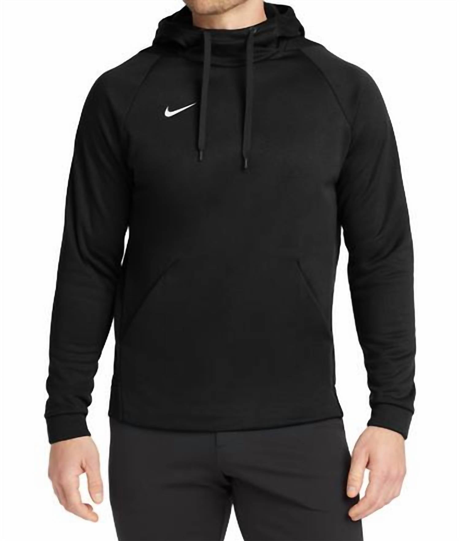 Therma Pullover Hoodie In Black