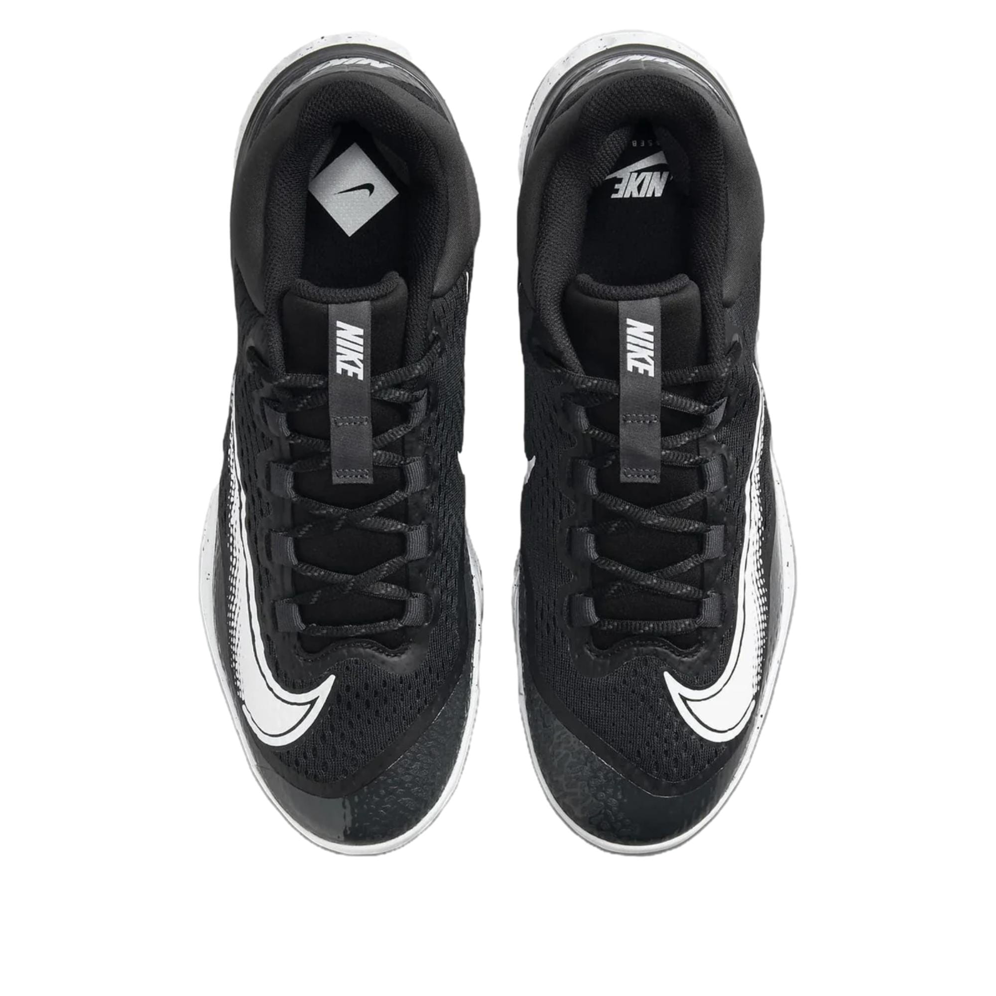 Nike Alpha Huarache Elite 4 Low Black / White - Dark Smoke Grey  DJ6521-003 Men's