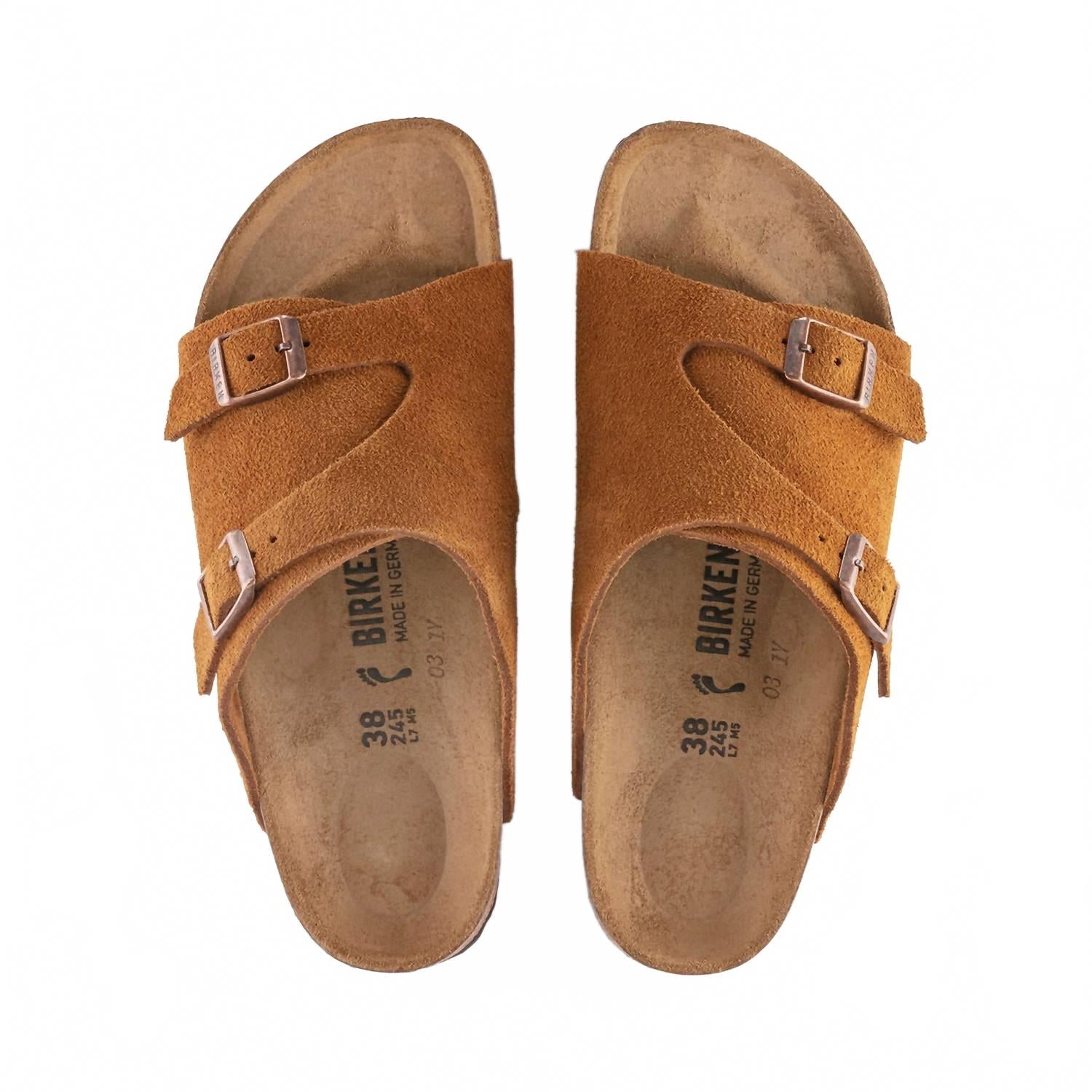 Women's Zurich Suede Sandals In Mink