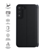 3sixT SlimFolio Case in Black - Samsung GS24, GS24+, GS24 Ultra