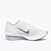 Women's Zoomx Vaporfly Next Shoe In White/gridiron-Obsidian Mist