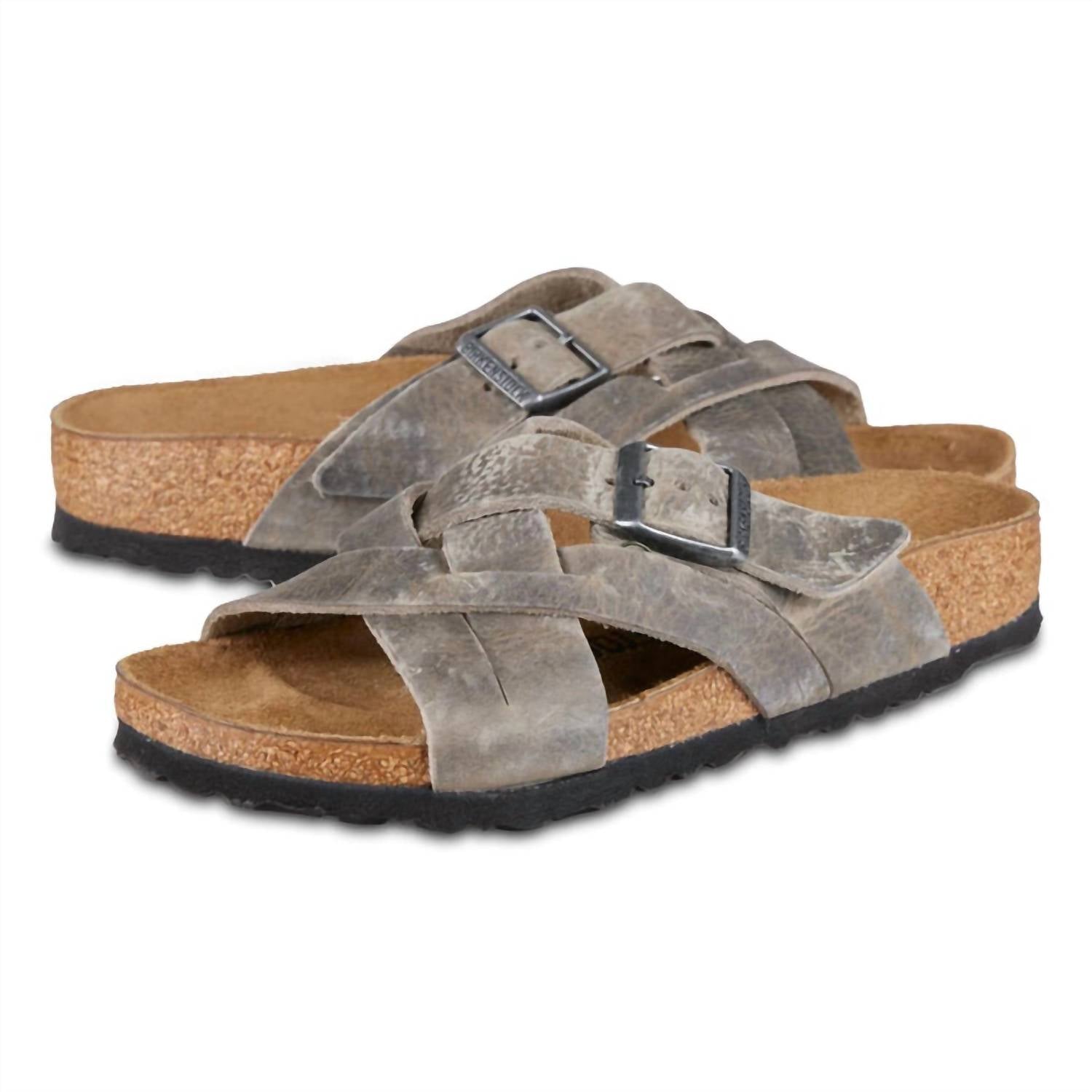 Men's Lugano Sandal In Faded Khaki