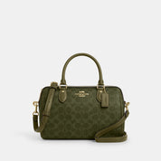 Coach Outlet Rowan Satchel Bag In Signature Canvas
