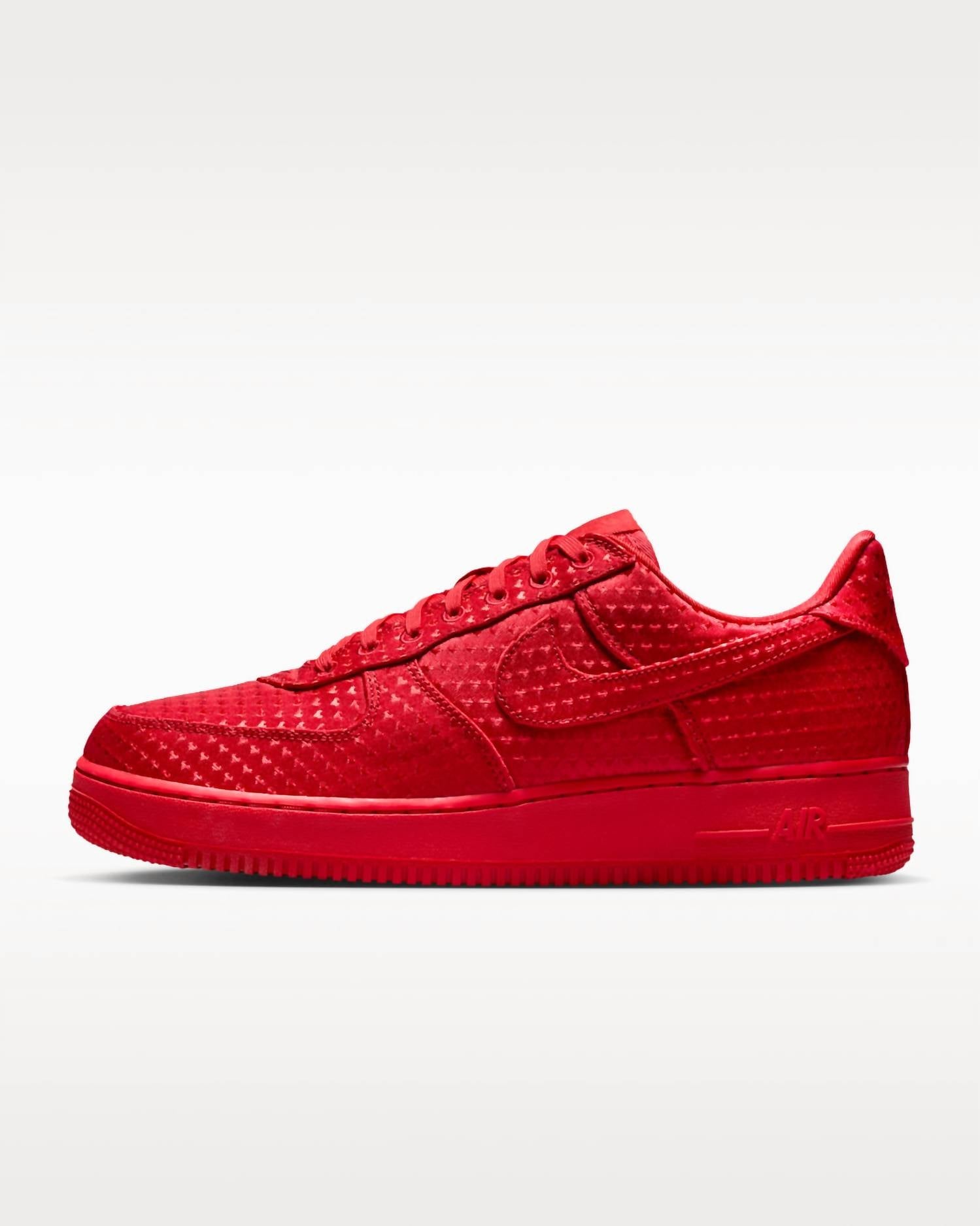 Men's Air Force 1 Retro Chrome Hearts Sneaker In Red