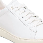 Women's Bend Low Leather Sneakers - Regular Width In White