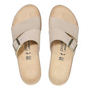 Women's Almina Nubuck Leather Sandals In Sandcastle