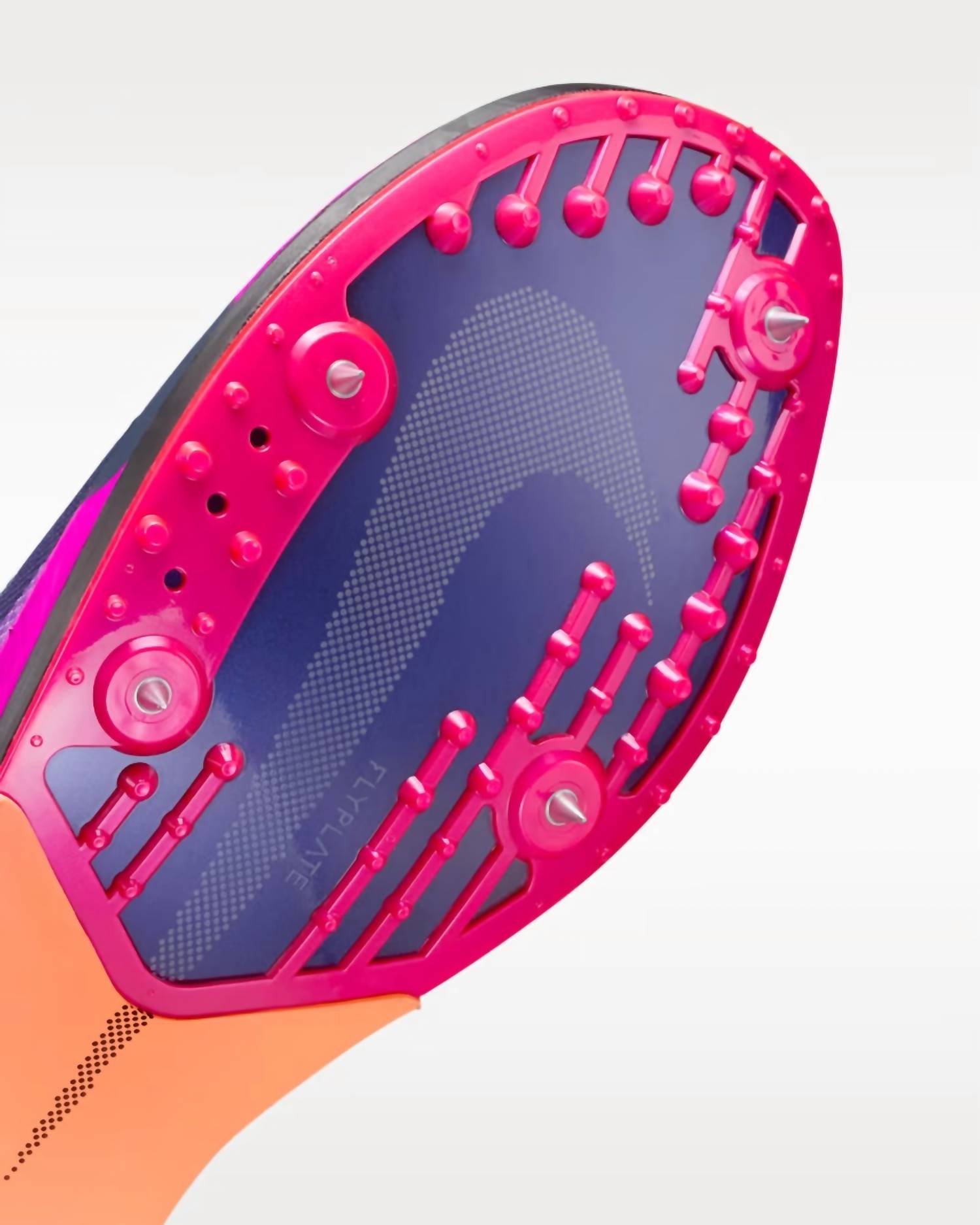 Unisex Zoomx Dragonfly 2 Elite Running Shoes In White/hyper Violet/bright Crimson/obsidian