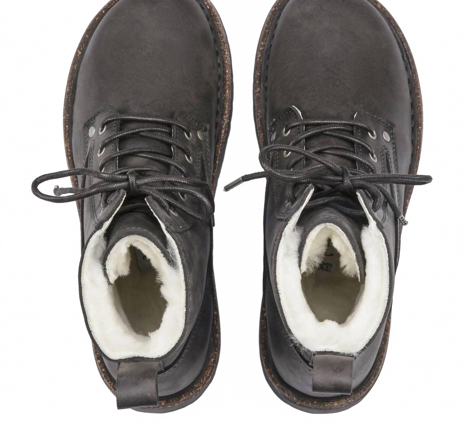 Women's Bryson Shearling Ankle Boots In Graphite