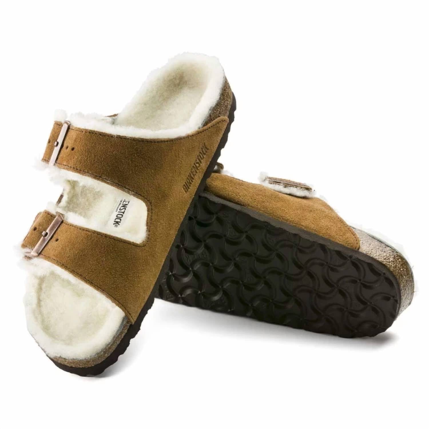 Women's Arizona Shearling Sandal In Mink