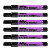 12PK Artline Builders Permanent Marker 2.3mm Bullet Nib - Black
