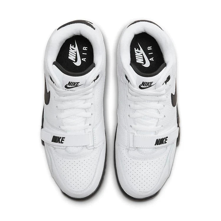 Men's Nike Air Trainer 1 FB8066-100 Sneakers White Black Leather Training Shoes