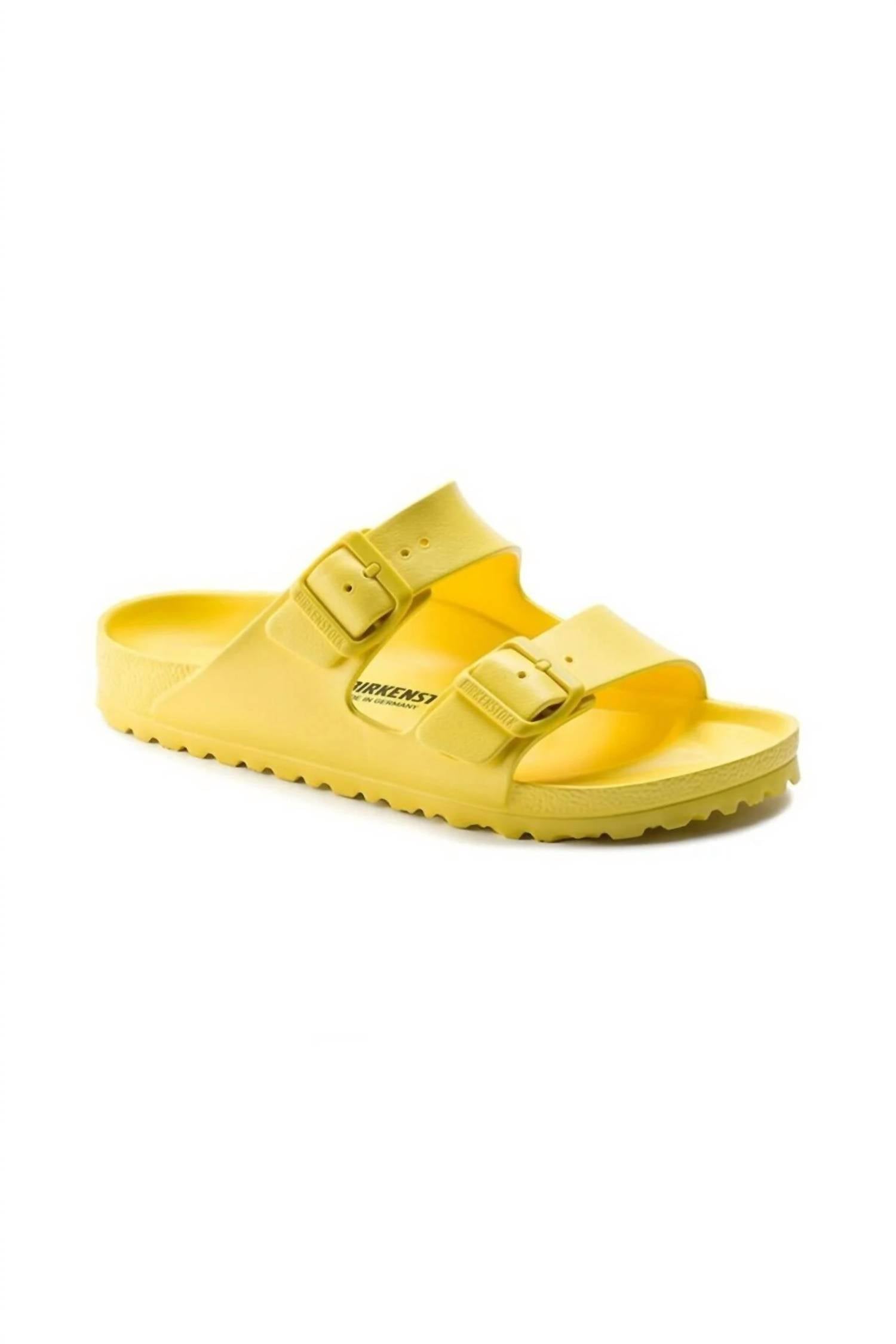 Women's Arizona Eva Sandals In Vibrant Yellow