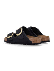Arizona Big Buckle Nubuck Leather Sandals