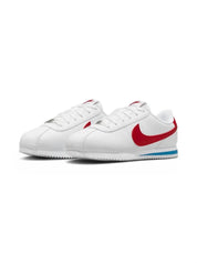 Kid's Cortez Forest Gump Sneakers In White/varsity Blue-Varsity Red