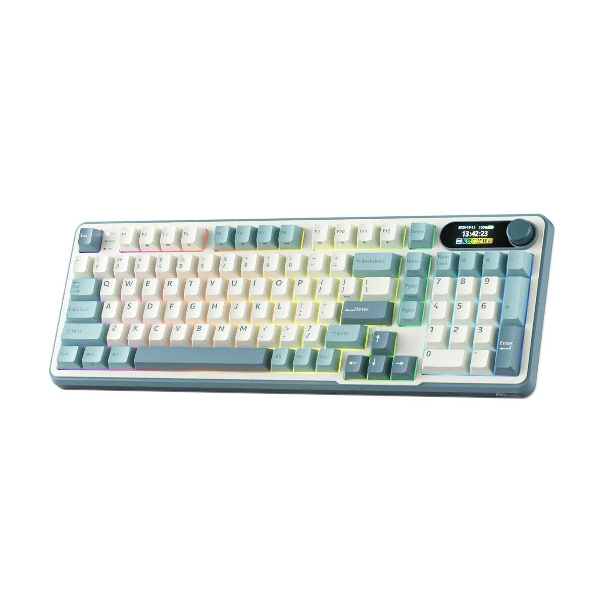 Royal Kludge RK-S98 Light Cloud Tri mode RGB Keyboard (Chartreuse Switch)