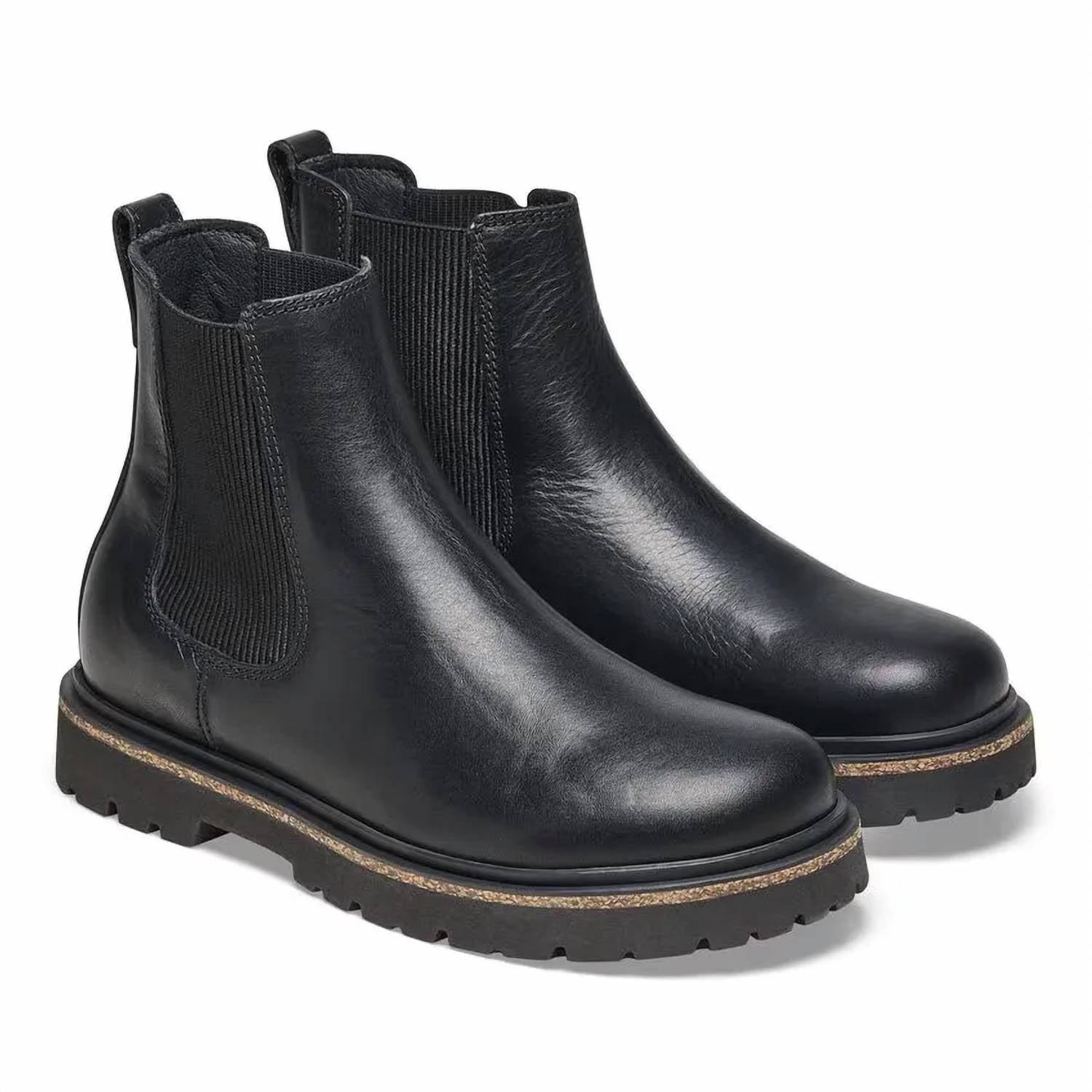 Women's Highwood Chelsea Boot In Black Leather