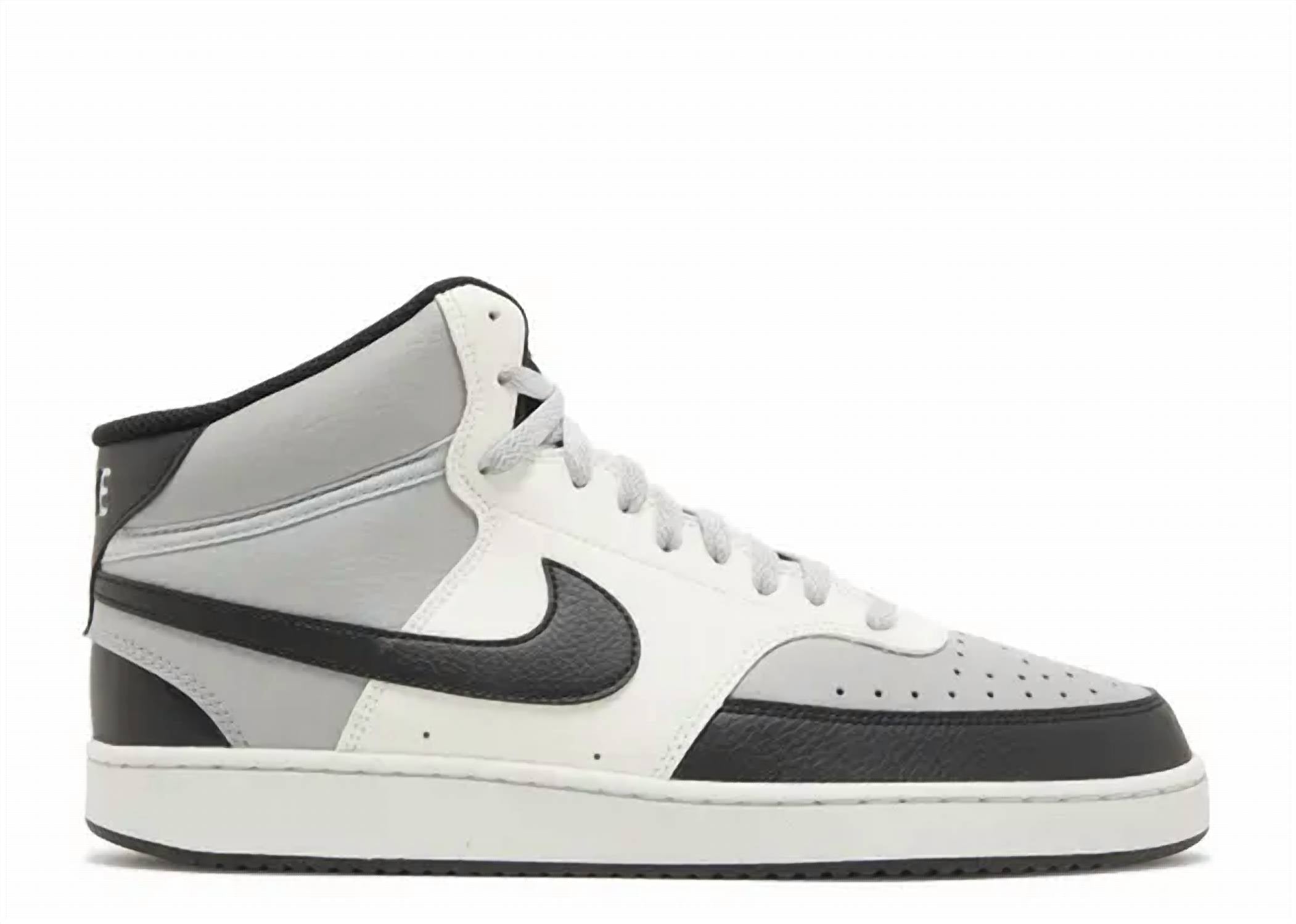 Men's Court Vision Mid Next Nature Shoes In Grey