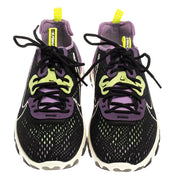 Nike Black/purple Leather And Fabric React Vision Sneakers