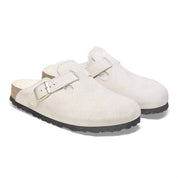 Women's Boston Shearling Clog In Antique White
