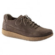 Men's Honnef Low Suede Lace Up Shoes In Grey Taupe