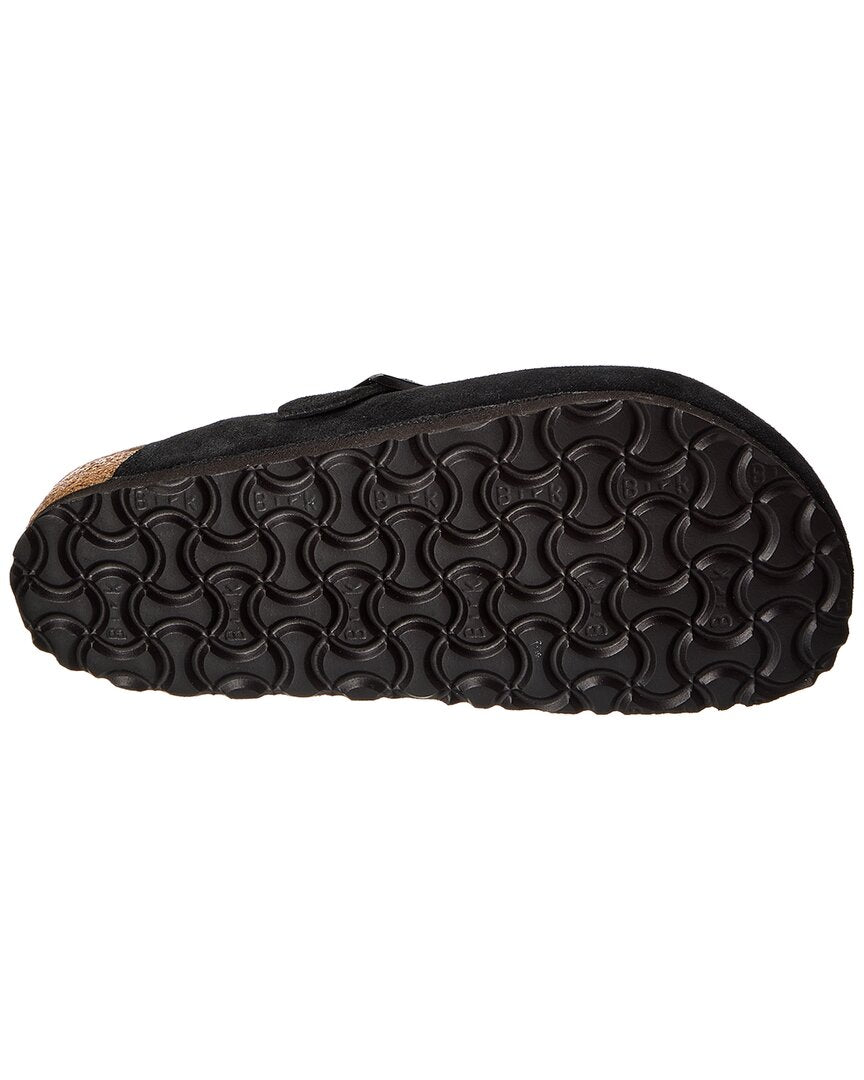 Birkenstock Boston Soft Footbed Suede Leather Clog