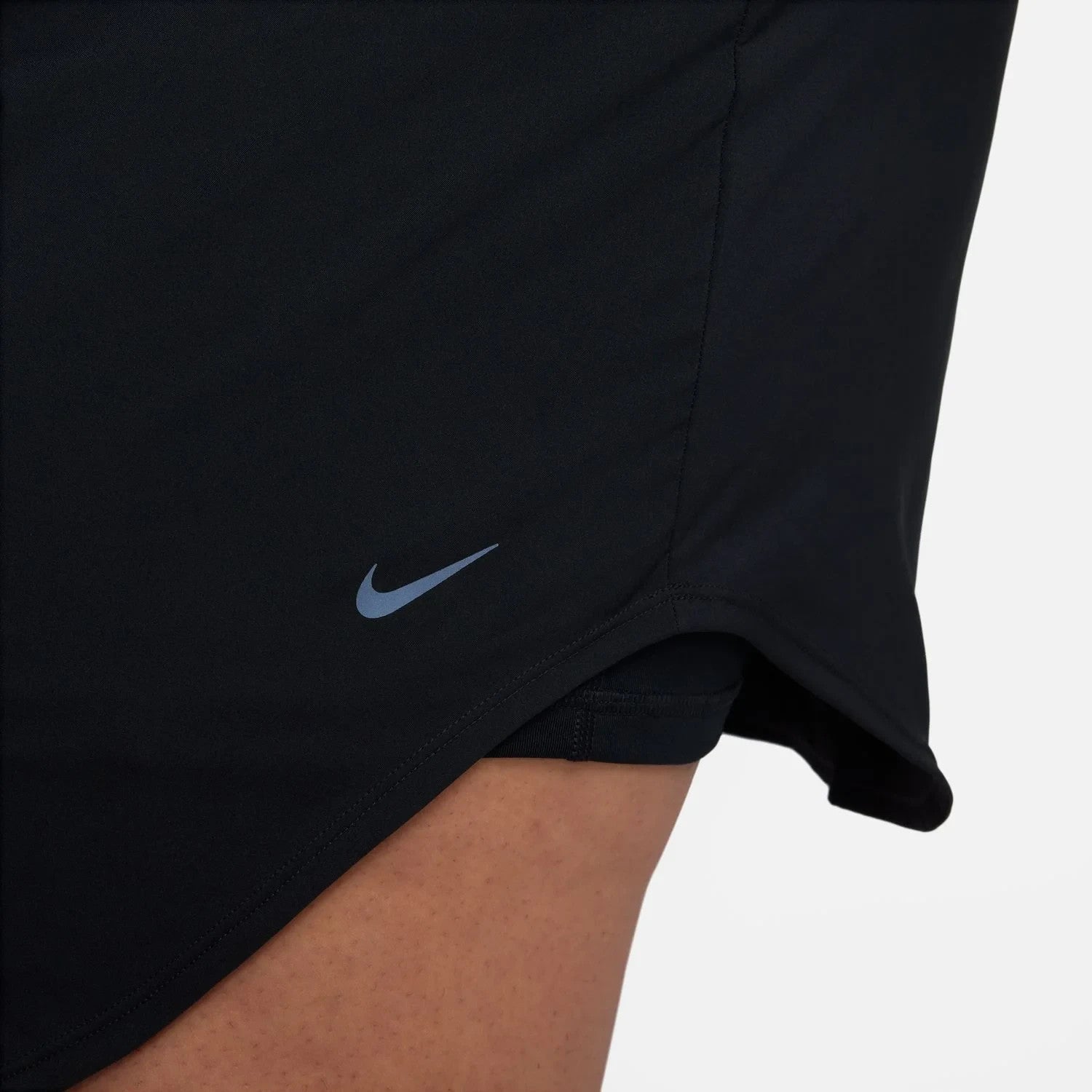 Women's Nike One Dri-fit Skort Black Stretch Pull On Ultra High-Waist FTS379