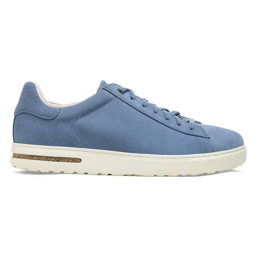 Women's Birkenstock Bend 1027295 Sneakers 9-9.5 Elemental Blue Suede Shoes FZP185 (Blue,9-9.5)