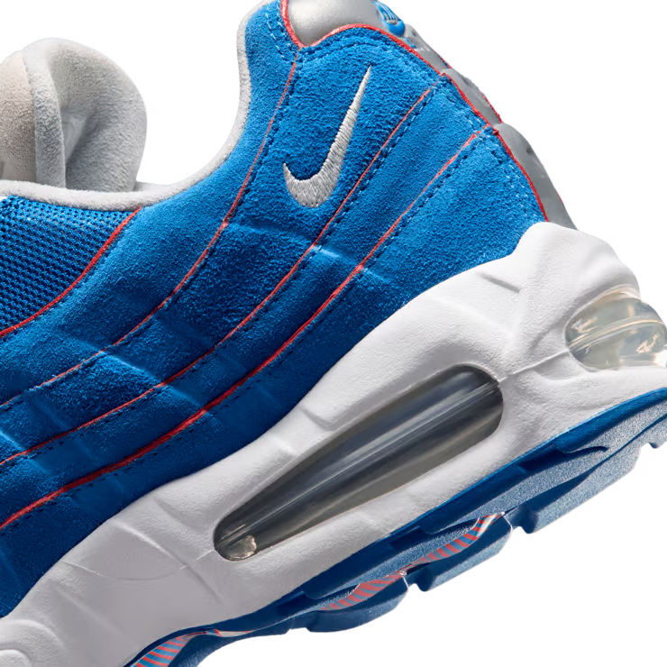Men's Nike Air Max 95 Big Bubble Lawson Blue Sapphire/White-Light Smoke Grey-Metallic Silver IR1944-400