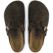 Unisex Boston Suede Clog In Mocha
