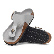 Women's Gizeh Big Buckle Sandals In High Shine Stone Coin