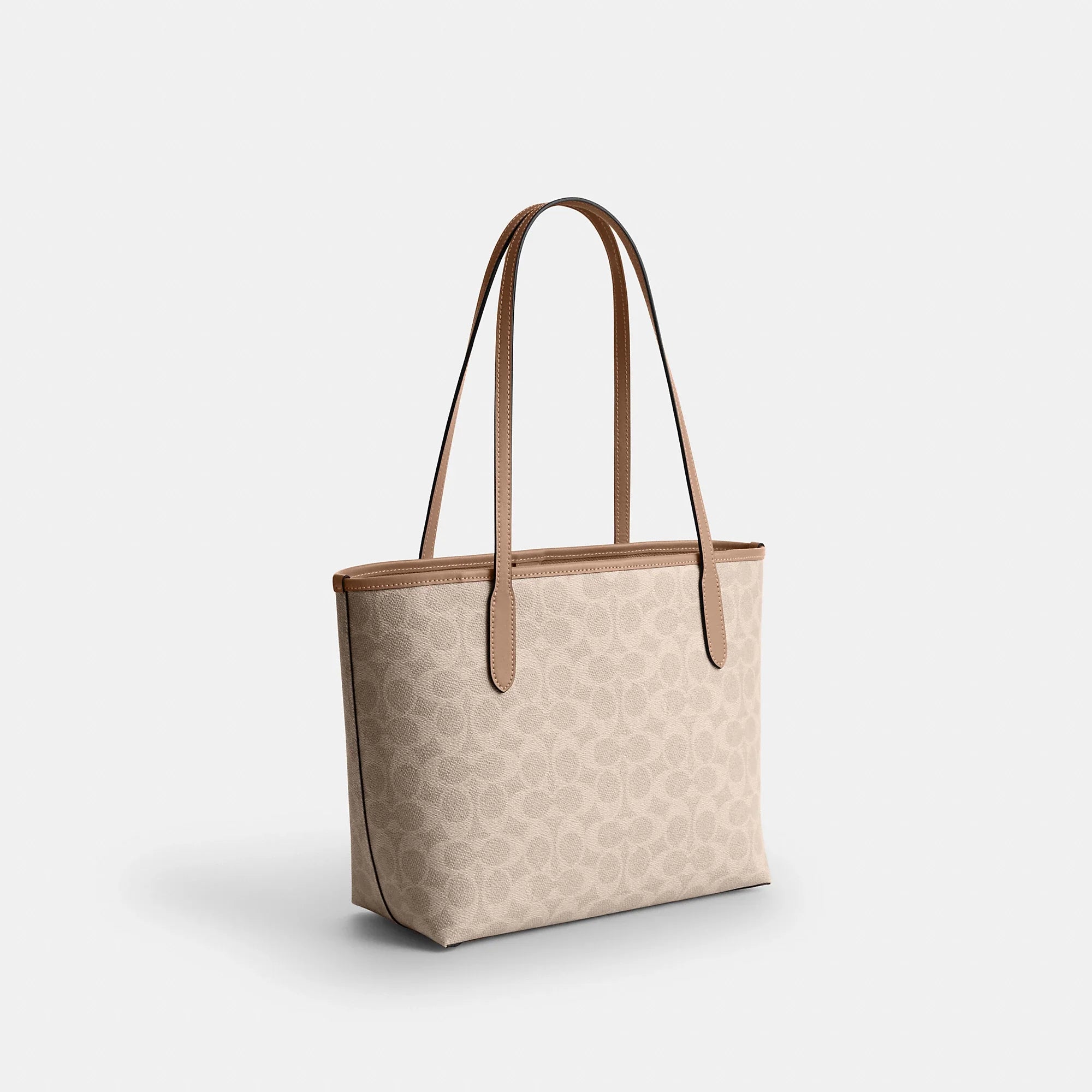 Coach Outlet Medium City Tote Bag In Signature Canvas