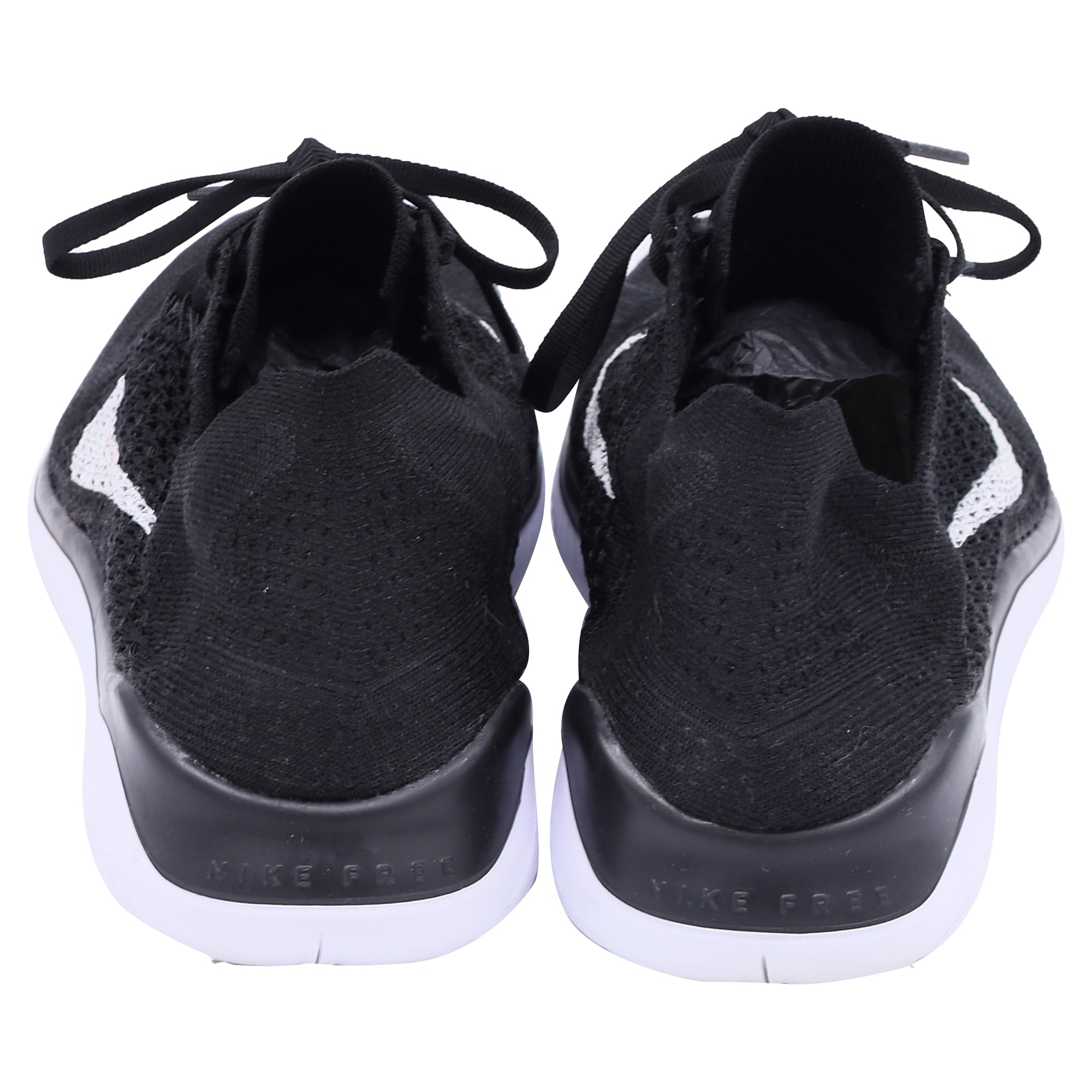 Nike Free RN Flyknit Sneakers in Black Polyester