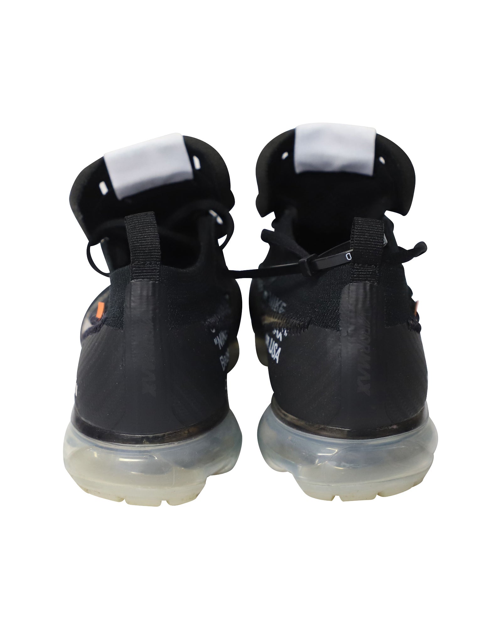 Nike x Off White Vapormax FK Sneakers in Black Polyester