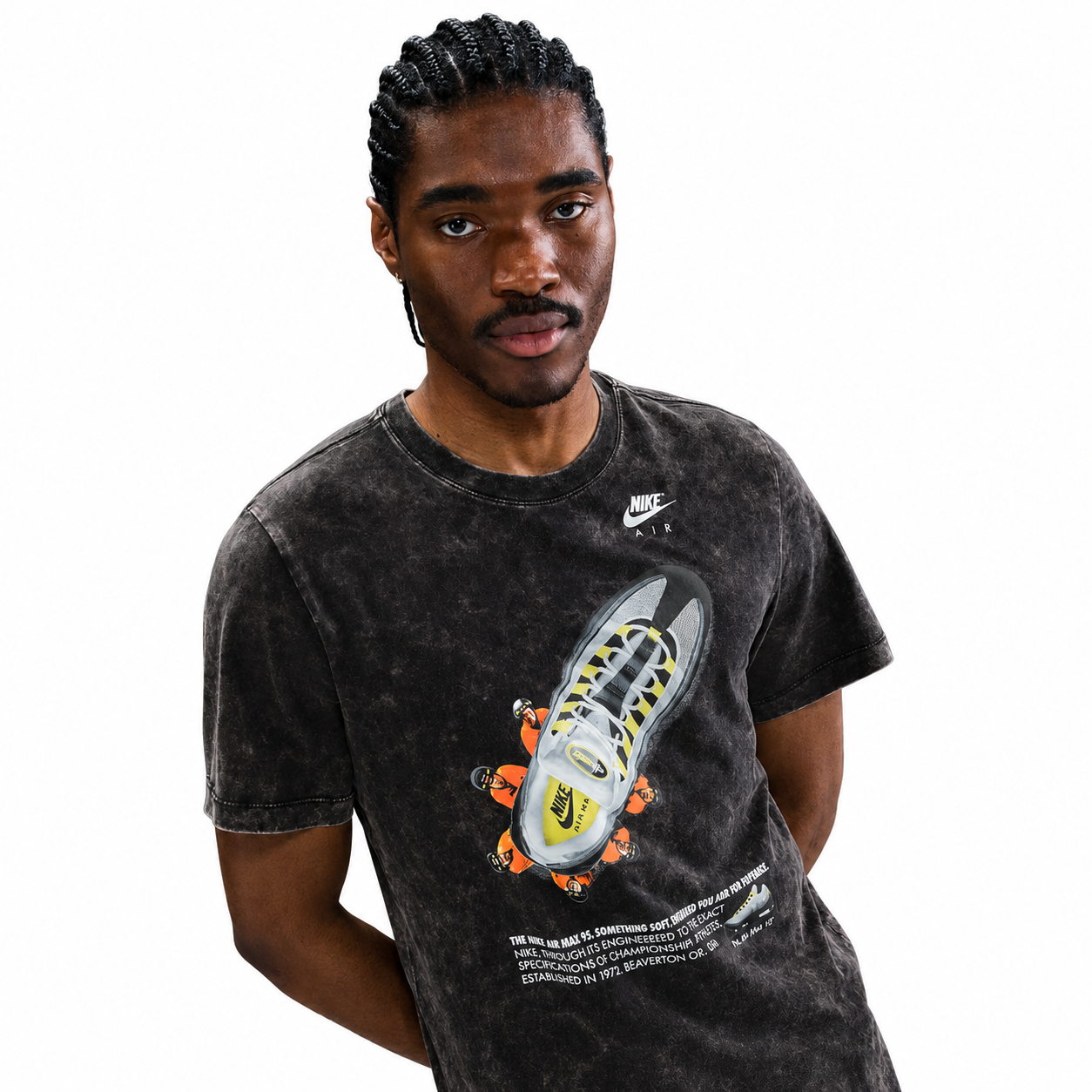Men's Nike Sportswear Air Max 95 T-Shirt Black HQ9277-010