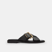 Coach Outlet Crisscross Buckle Sandal