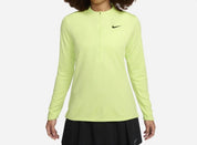 Dri-Fit Uv 1/2-Zip Golf Top In Light Lemon Twist/black