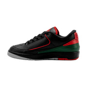 Grade-School Nike Air Jordan 2 Retro Low Black/Fire Red-Fir-Cement Grey FJ6869-006