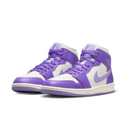 Nike Air Jordan 1 Mid BQ6472-504 Sneakers Womem's Action Grape Lifestyle Shoes