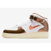 Men's Nike Air Force 1 Mid QS White/Total Orange-Ale Brown DH5623-100