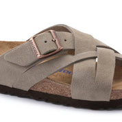 Women's Lugano Woven Slide Sandal In Taupe