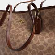 Coach Outlet City Tote Bag In Signature Canvas
