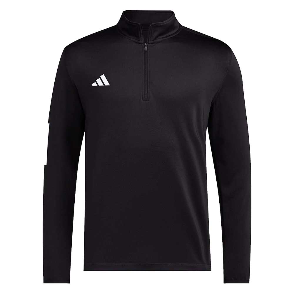 Men's 1/2 Zip Golf Pullover - Black/White