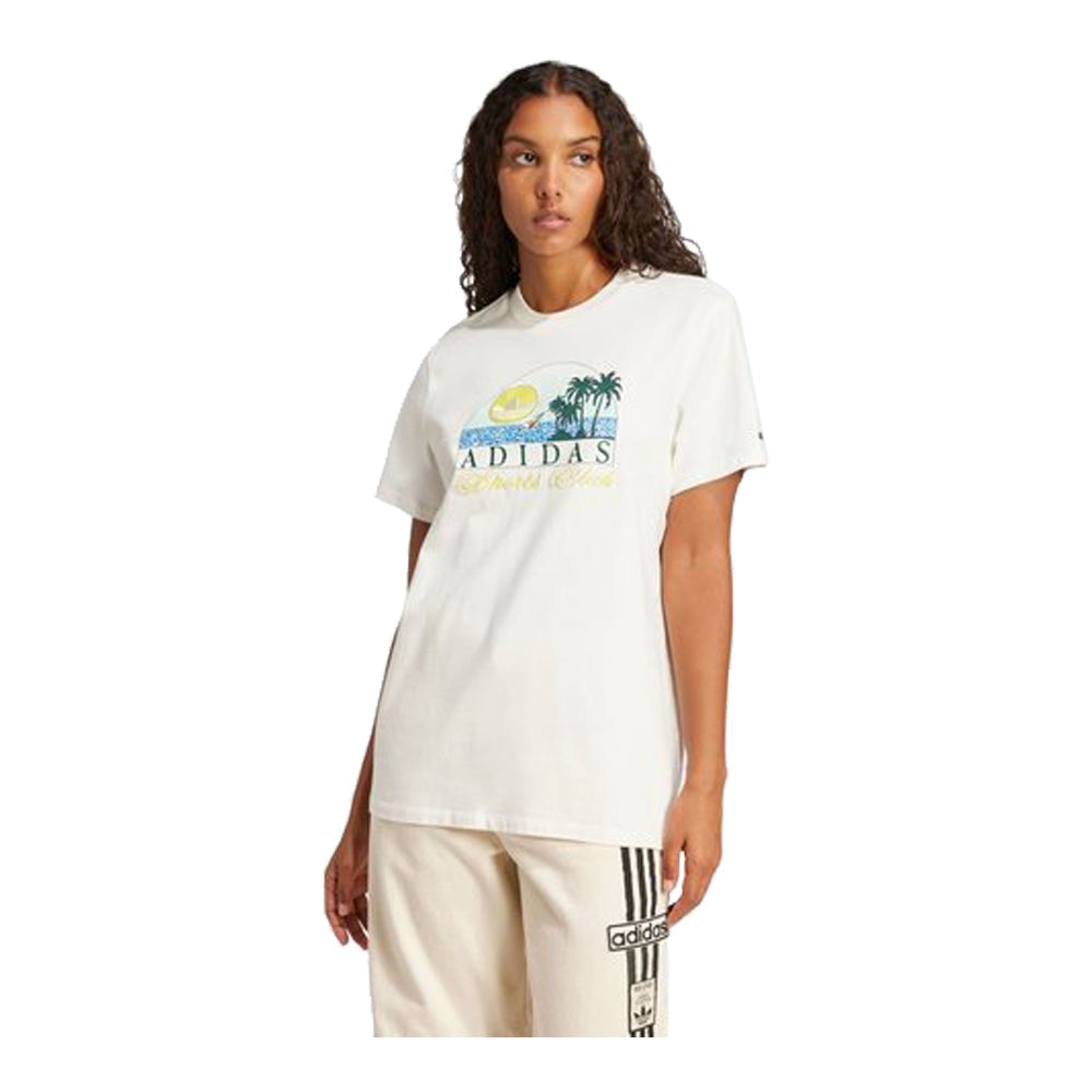 adidas Women's Trefoil Series Island CLUB Loose Tee