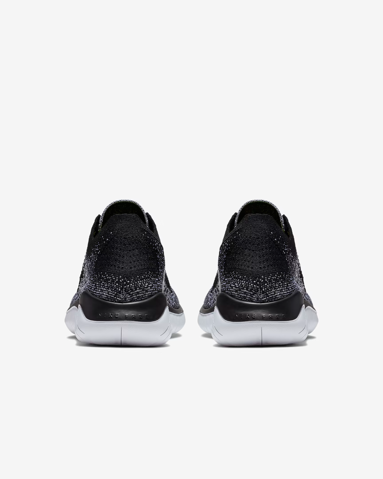 Men's Nike Free Run Flyknit 2018 942838-101 Gray Road Running Shoes HAM452