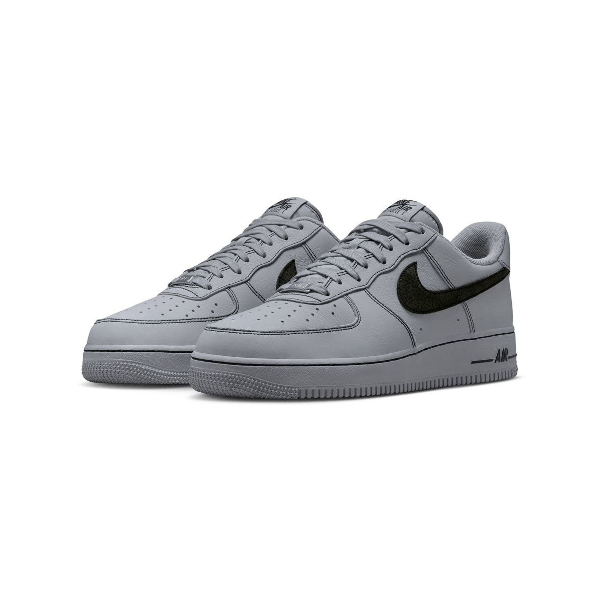 MENS NIKE AIR FORCE 1 07 LV8 WOLF GREY/BLACK_HQ2037-004