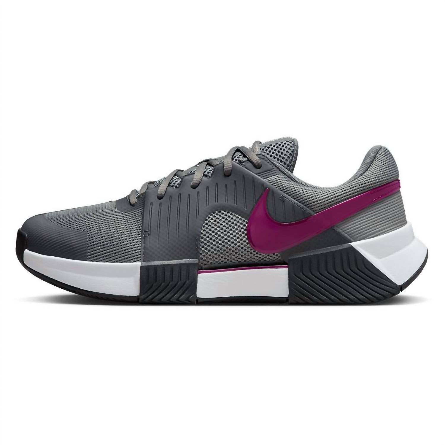 Men's Zoom Gp Challenge 1 Shoes In Smoke Grey/sangria