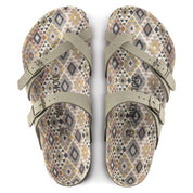 Women's Mayari Ethnoflor Sandal In Khaki Vegan